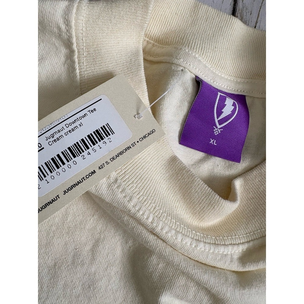 Jugrnaut Chicago Panther Tshirt XL Can't Stop Won't Stop NWT Cream - Picture 4 of 8